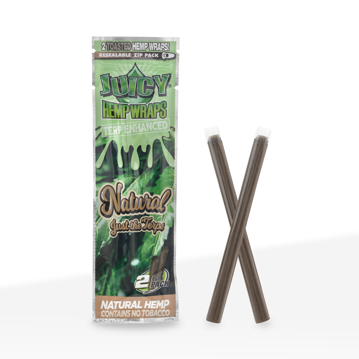 Juicy Jay's® | Hemp Blunt Wraps | Natural - 25 count Biohazard Inc
