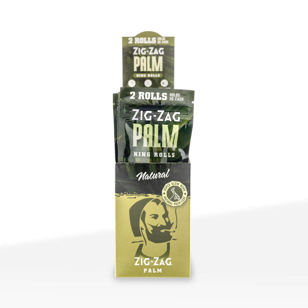 Zig-Zag® | Palm King Rolls | Natural - Various Packs Palm Pre Rolled Wraps Zig Zag