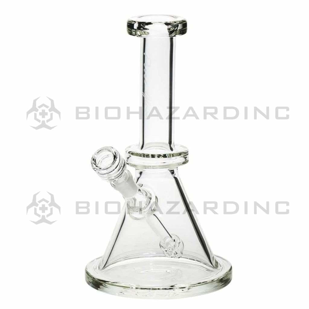 PURE Glass | Fixed Downstem Beaker Water Pipe | 9" - 14mm - Clear Glass Bong Pure Glass   