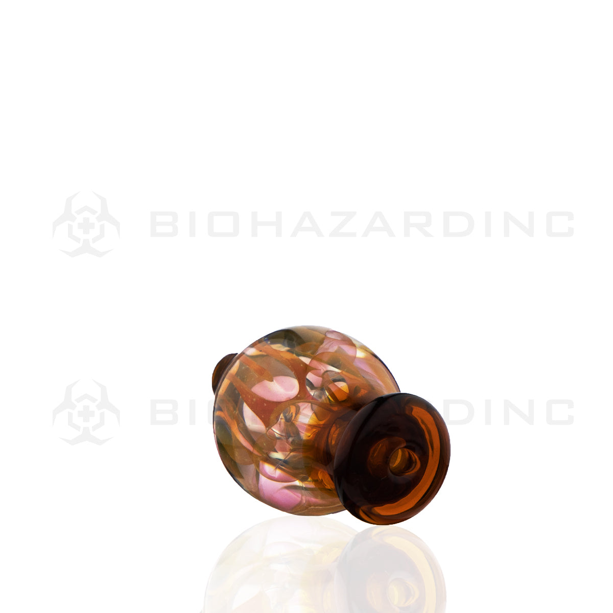 Carb Cap | Snaked Glass Round Directional Carb Cap | Various Colors Carb Cap Biohazard Inc