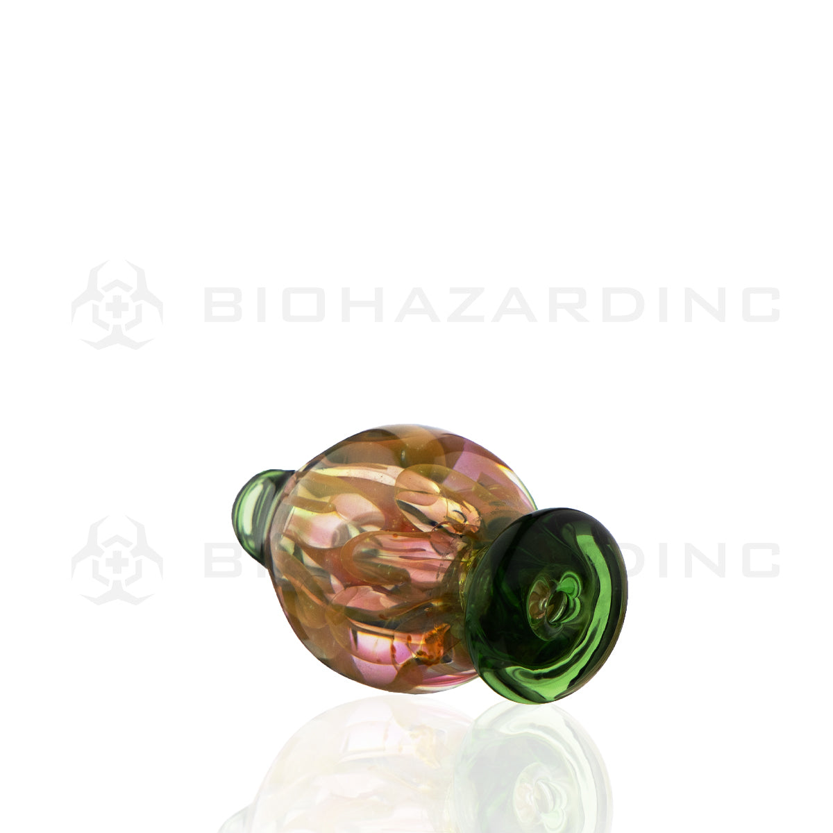 Carb Cap | Snaked Glass Round Directional Carb Cap | Various Colors Carb Cap Biohazard Inc