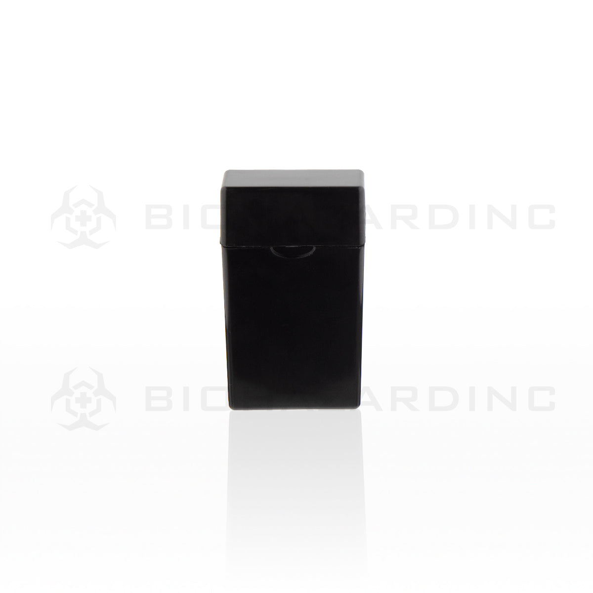 Preroll Cases | 85mm Portable Joint Boxes | 100 Count - Black Pre Roll Case Biohazard Inc   