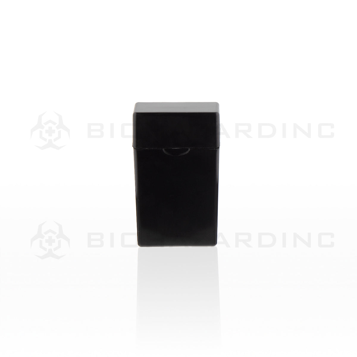 Preroll Cases | 85mm Portable Joint Boxes | 100 Count - Black Pre Roll Case Biohazard Inc