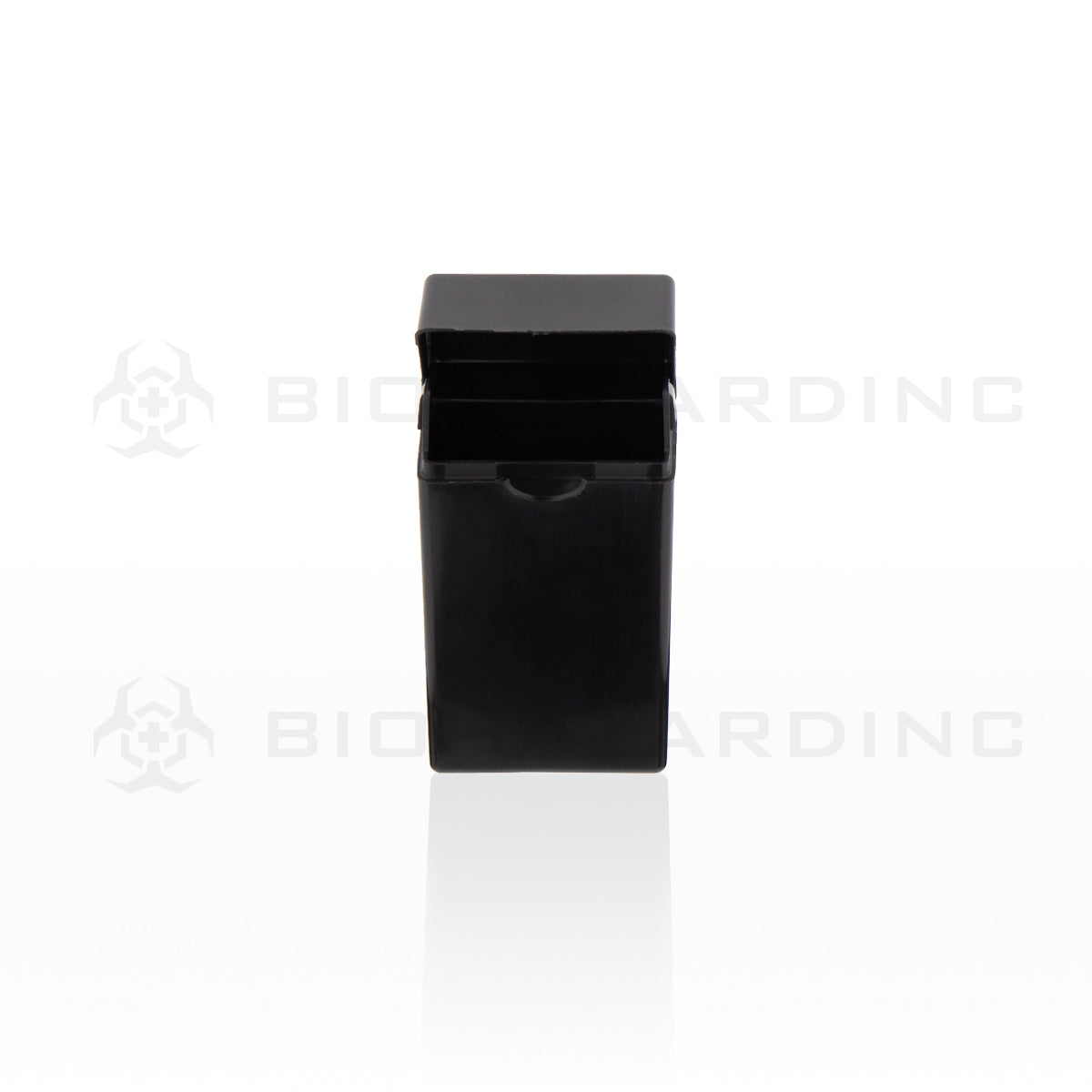 Preroll Cases | 85mm Portable Joint Boxes | 100 Count - Black Pre Roll Case Biohazard Inc
