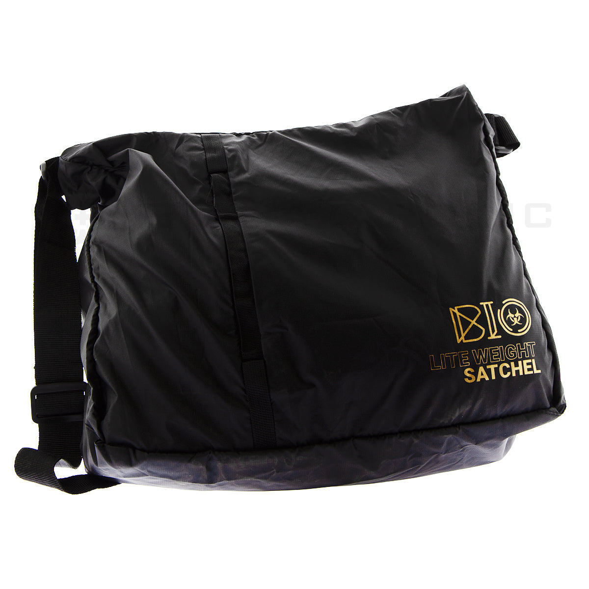 BIO Glass | Lite Weight Satchel | Matte Gold Logo Bag BIO Glass