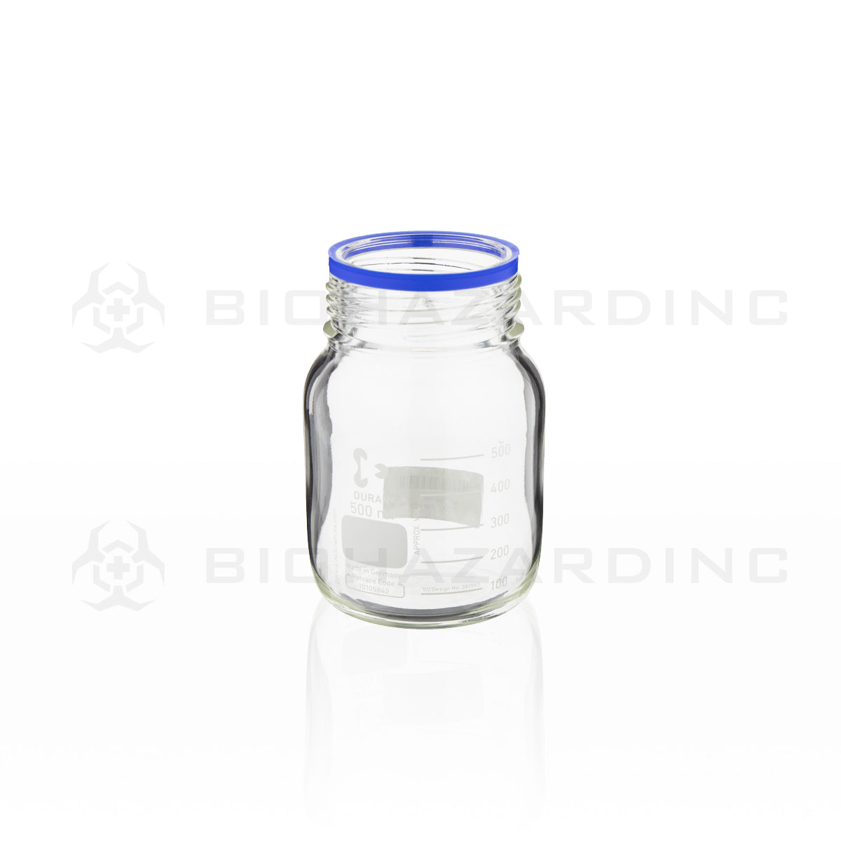 Schott DURAN® | Clear Laboratory Glass - Wide Mouth | 500 mL Scientific Lab Bottles Schott Duran