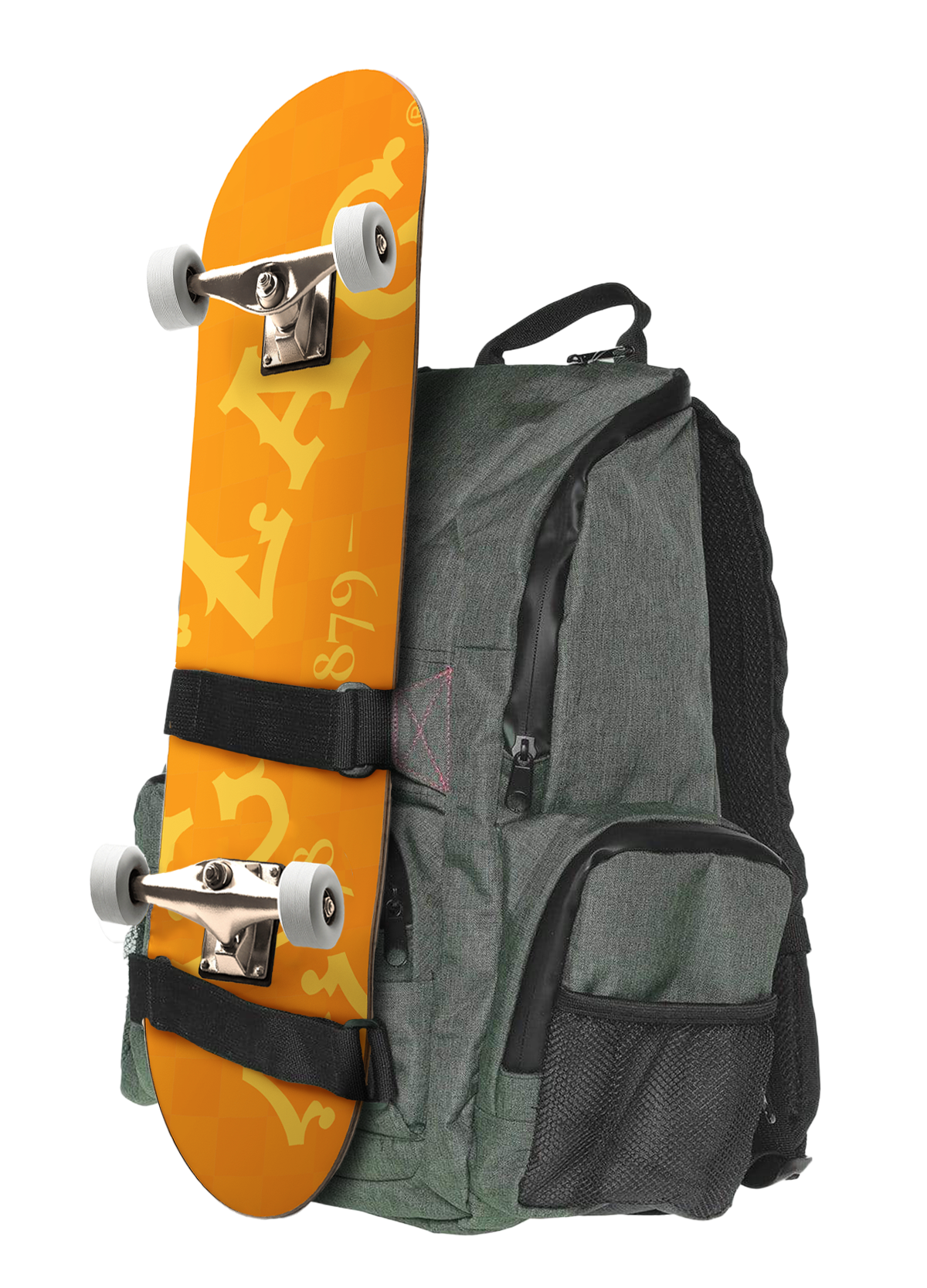 BrightBay | Smell Proof Carbon Transport Backpack | "DL Skater" - Forest Charcoal Smell Proof Carbon Bag BrightBay