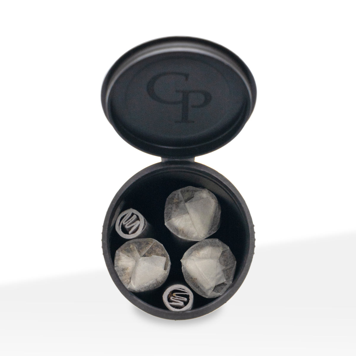 Child Resistant | Pop Top Pre-Roll Plastic Tubes | Extra Large 110mm - Matte Black - 500 Count Child Resistant Joint Tube Biohazard Inc