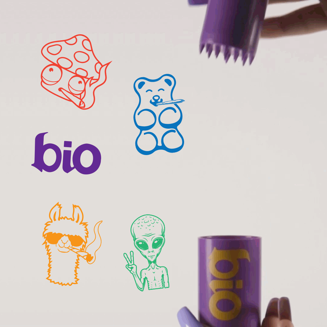 EZ Splitz | Cap & Crusher Pop Top Bottle + Built-in Grinder - Pop Art Edition | 3.5 Grams - 20 Count Grinder EZ Splitz