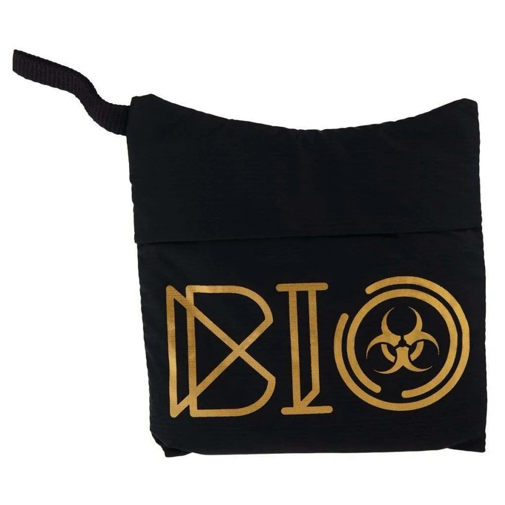 BIO Glass | Black Grab Bag | Matte Gold Logo Storage Bag Bio Glass