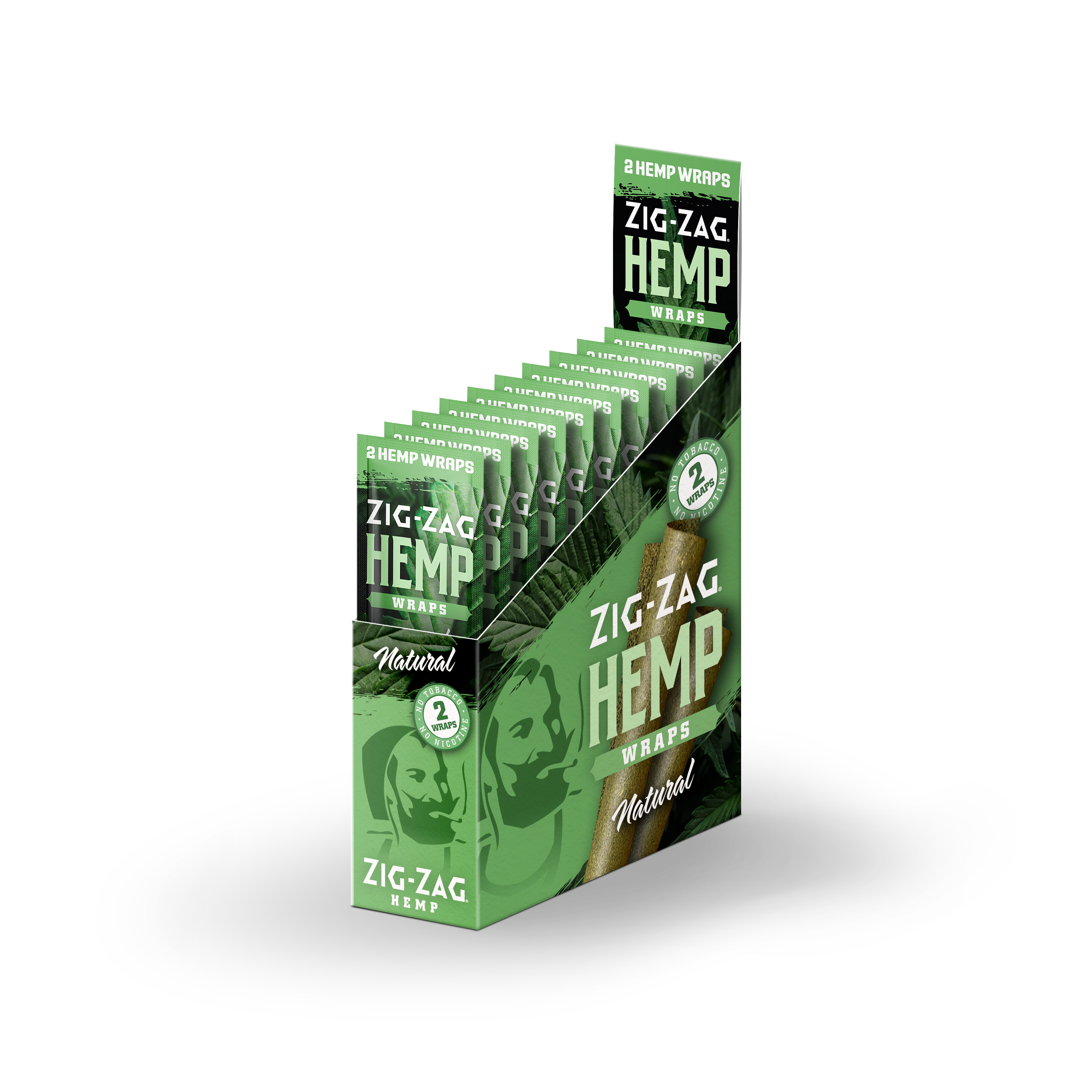 Zig Zag® | Wholesale Hemp Blunt Wraps - Non Pre-Priced | 105mm - 25 Count - Various Flavors Hemp Wraps Zig Zag