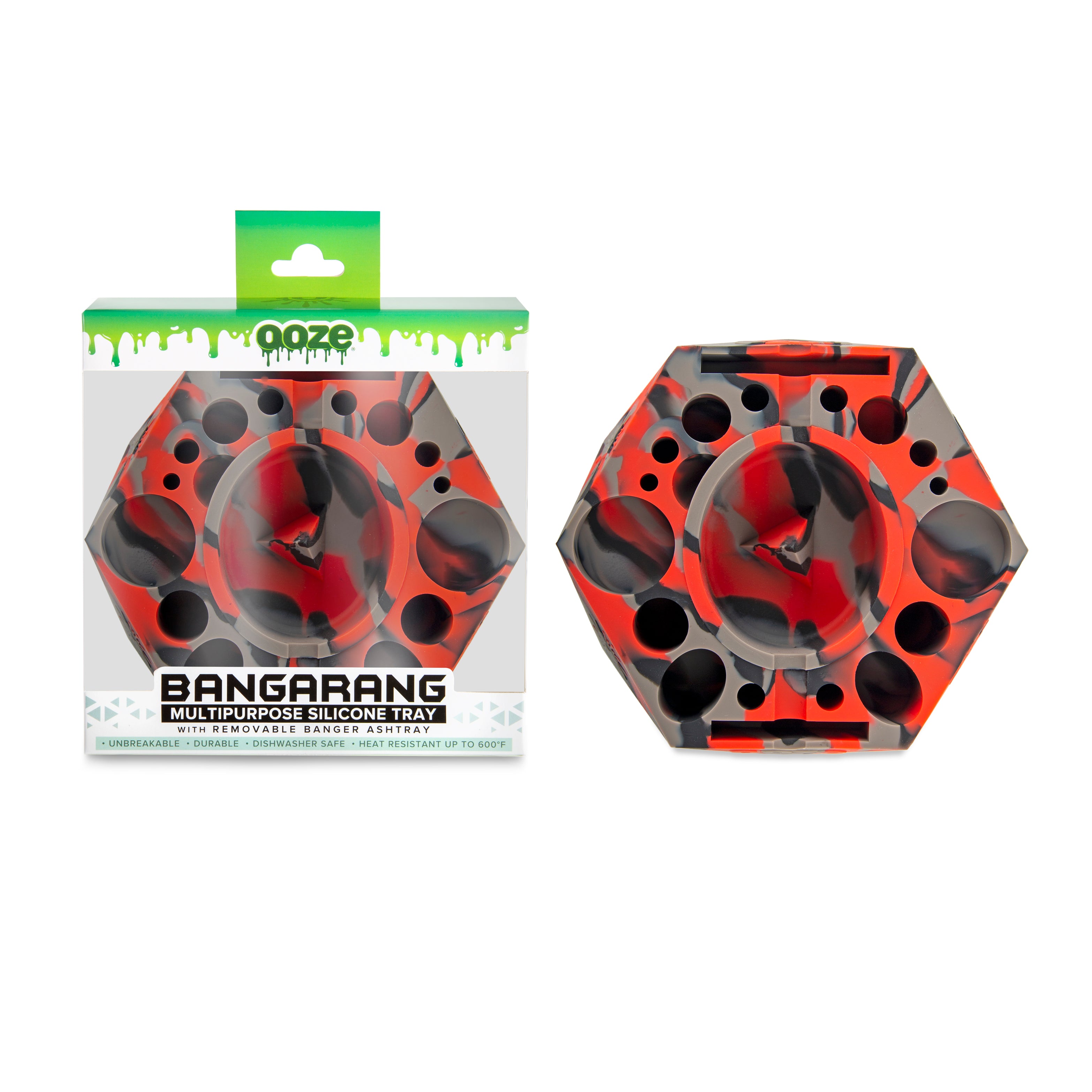 OOZE® | Bangarang Silicone Ashtray | Various Colors Ashtray Biohazard Inc