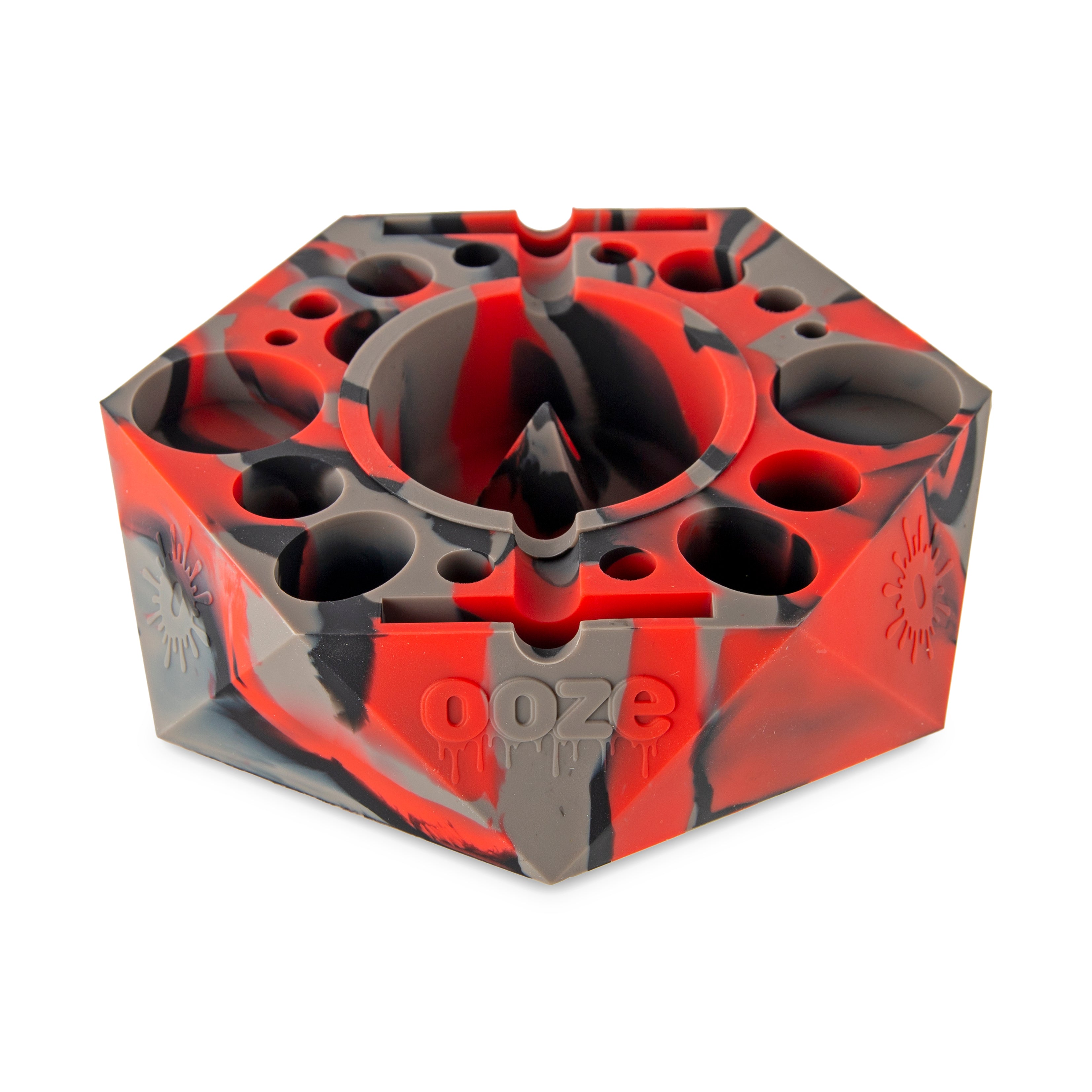 OOZE® | Bangarang Silicone Ashtray | Various Colors Ashtray Biohazard Inc Red