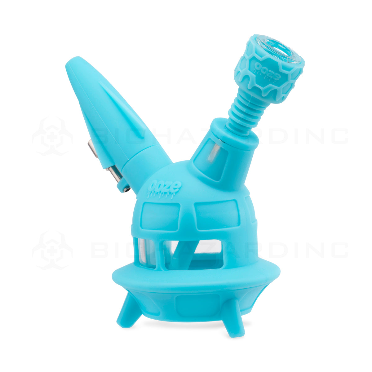 Ooze® | 4-in-1 UFO Hybrid Silicone Nectar Collector & Water Pipe | Various Colors Nectar Collector Ooze
