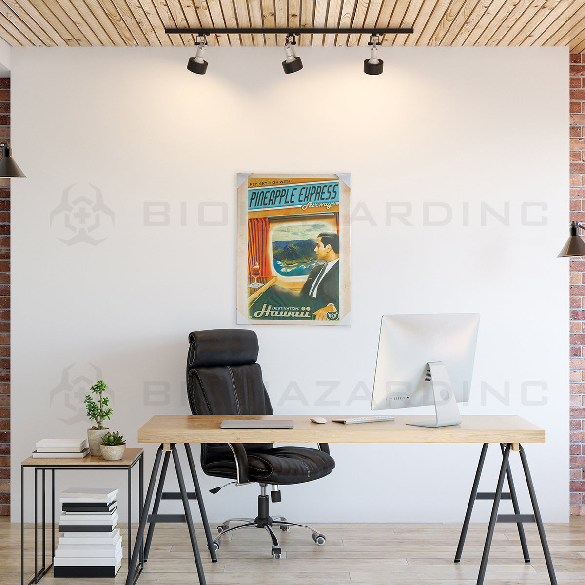 Wall Art | Art Poster - Pineapple Express | 18" x 24" Wall Art Biohazard Inc