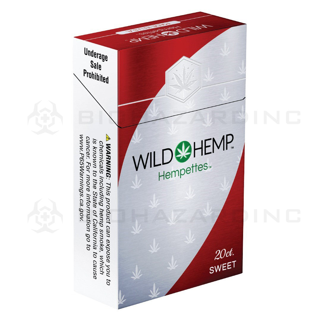Wild Hemp Hempettes | Sweet - 10 Count Rolling Papers + Tips Biohazard Inc