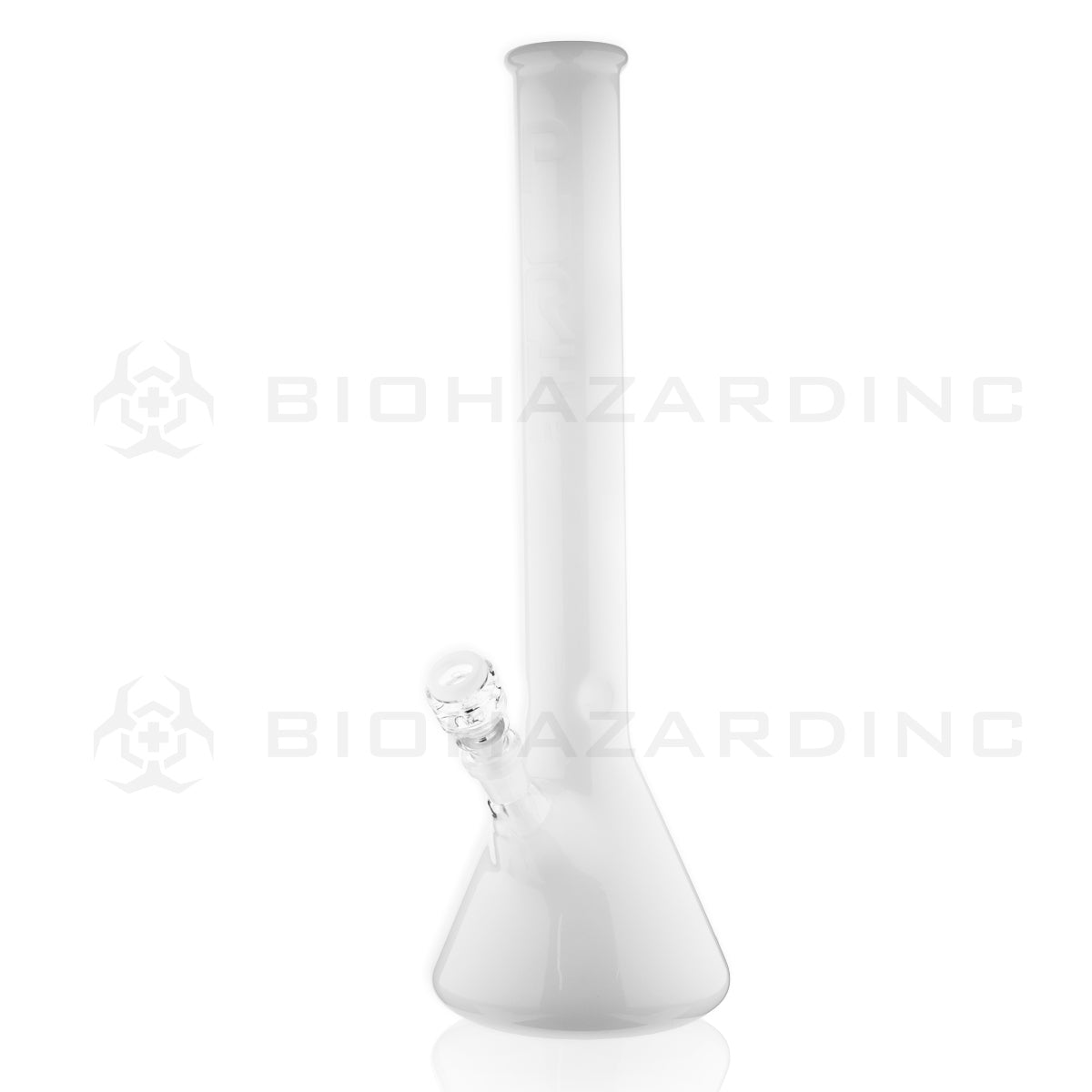PURE Glass | Classic Beaker Water Pipe | 18" - 14mm - Various Colors Glass Bong Pure Glass Ivory  