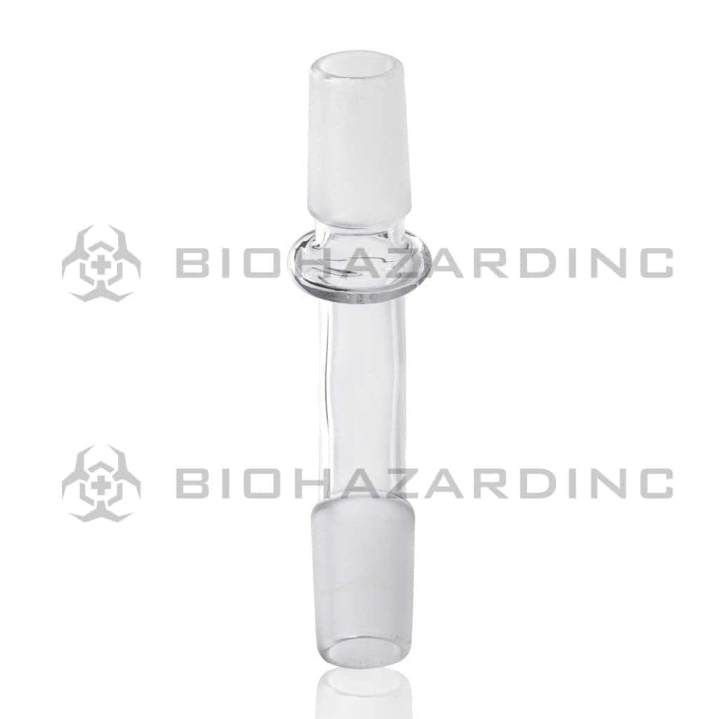 Adapter | Curved 19mm/19mm - 20 Count Glass Bong Adapter Biohazard Inc   