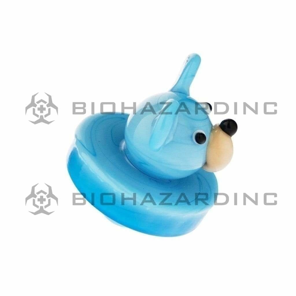 Novelty | Bear Glass Carb Cap | Various Colors Carb Cap Biohazard Inc
