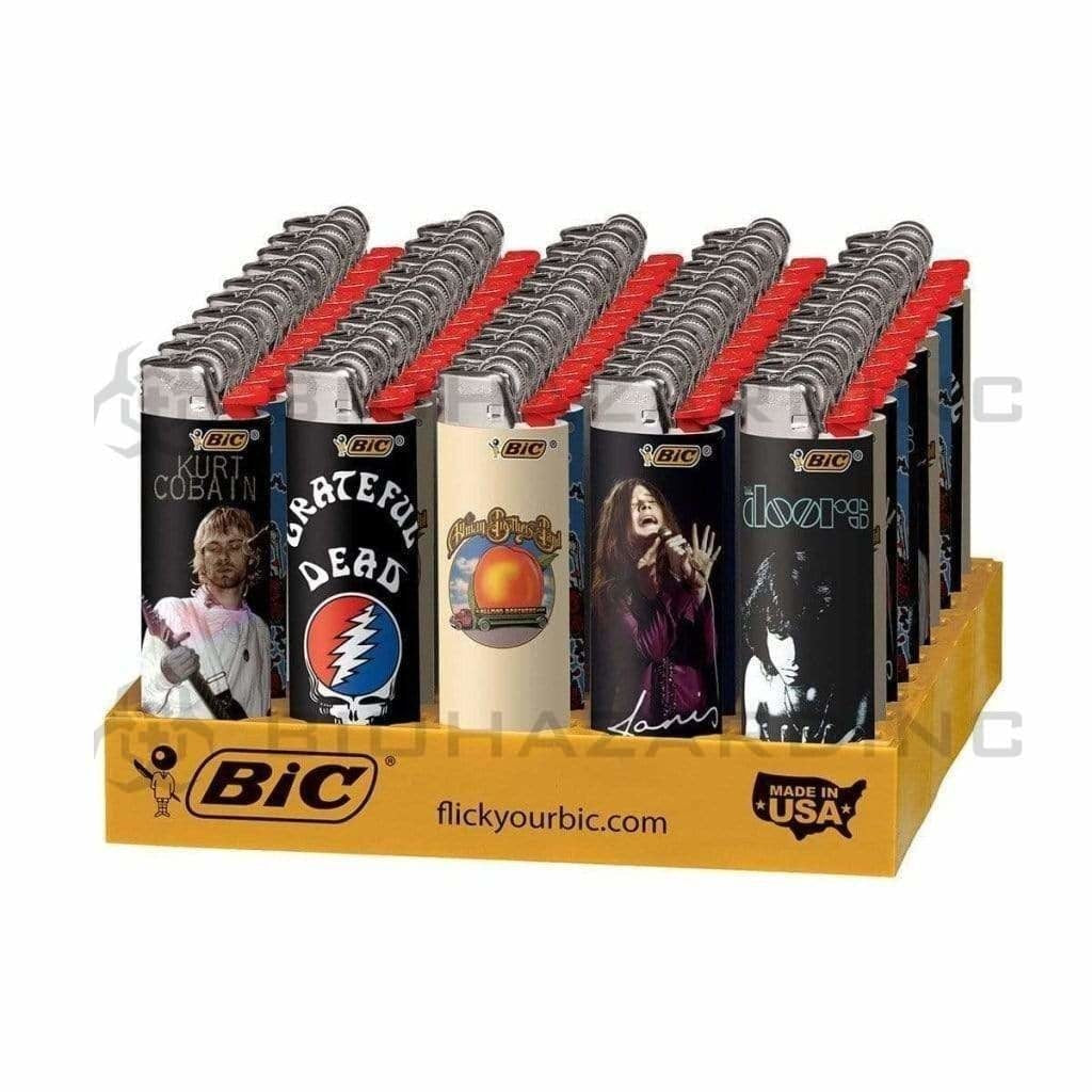 BIC® | 'Retail Display' Music Legends Special Edition Lighters | 50 Count Lighters BIC   