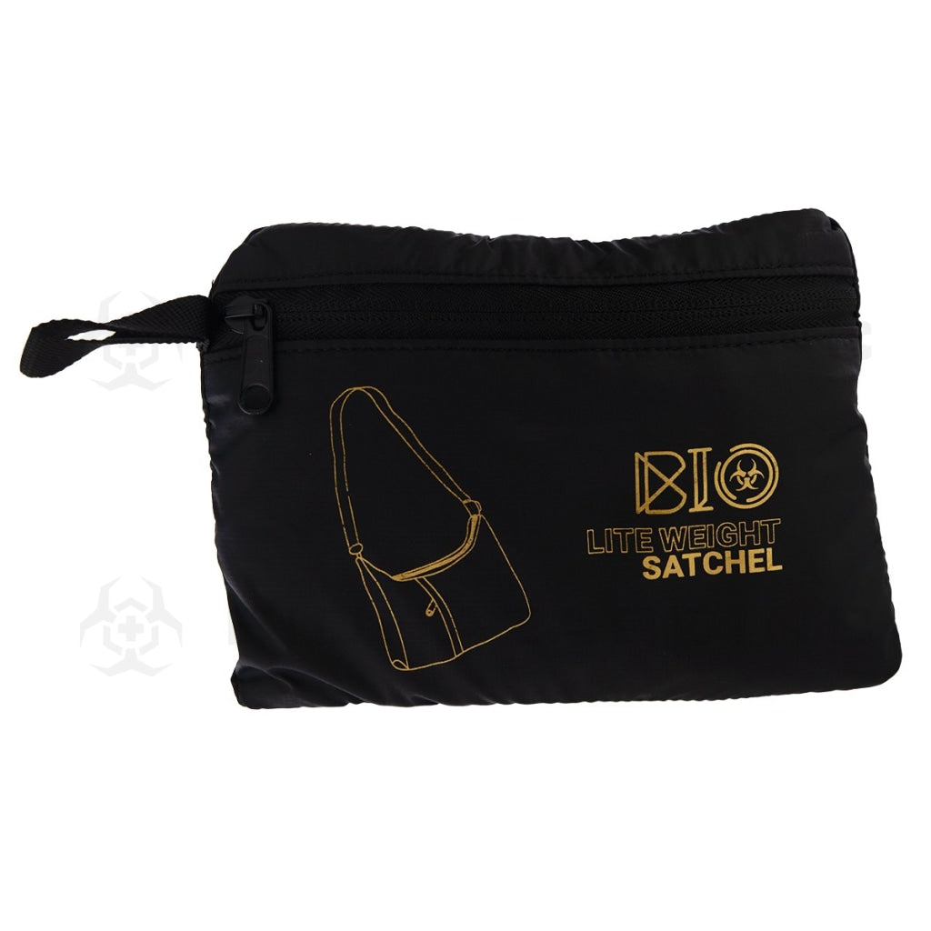 BIO Glass | Lite Weight Satchel | Matte Gold Logo Bag BIO Glass