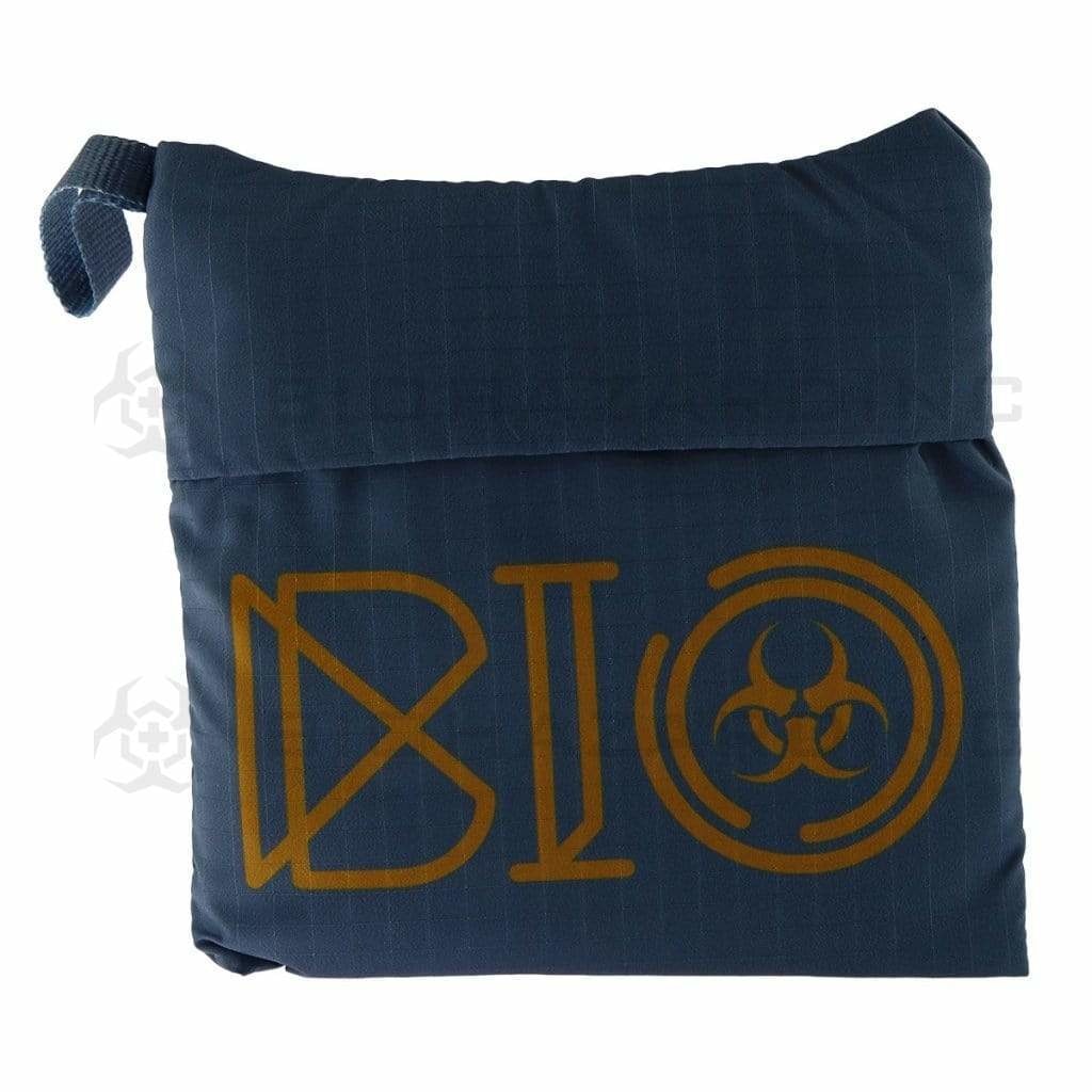BIO Glass | Silver Blue Grab Bag | Matte Gold Logo Bag Bio Glass