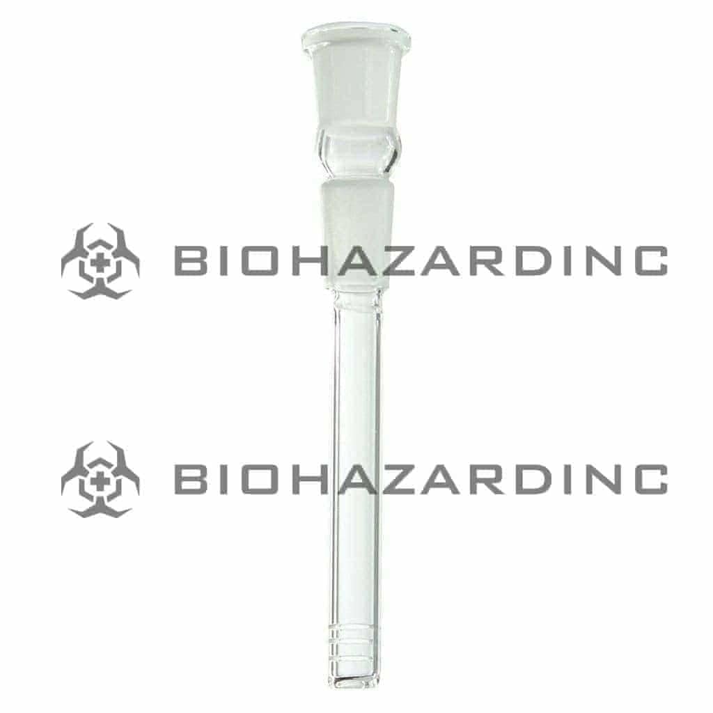 Downstem | 19mm Joint / 19mm Bowl | Clear Downstem Biohazard Inc 2.5"