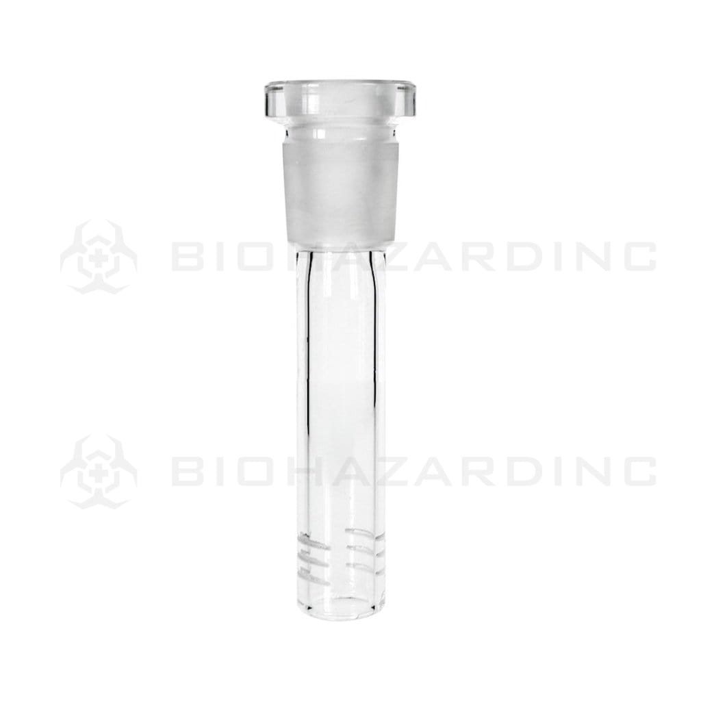 Downstem | 29mm Joint / 19mm Bowl | Clear Downstem Biohazard Inc 4"