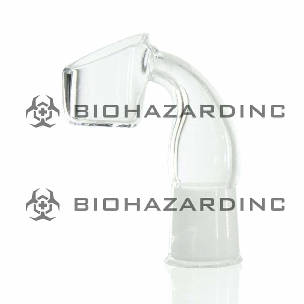 Banger | Quartz Banger Slant Frosted Joint | 14mm - Female Quartz Banger Biohazard Inc