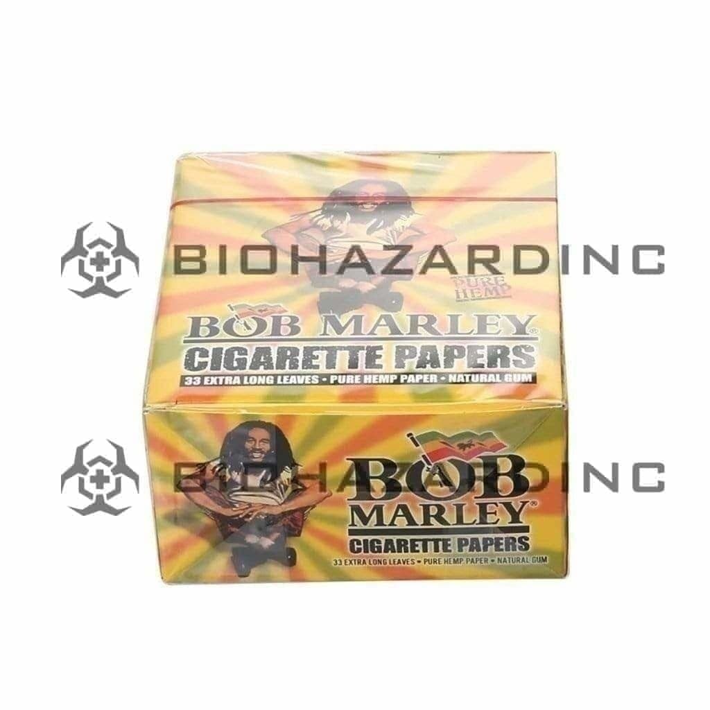 Bob Marley | 'Retail Display' Hemp Rolling Papers King Size | 110mm - Hemp Paper - 50 Count Rolling Papers Bob Marley   