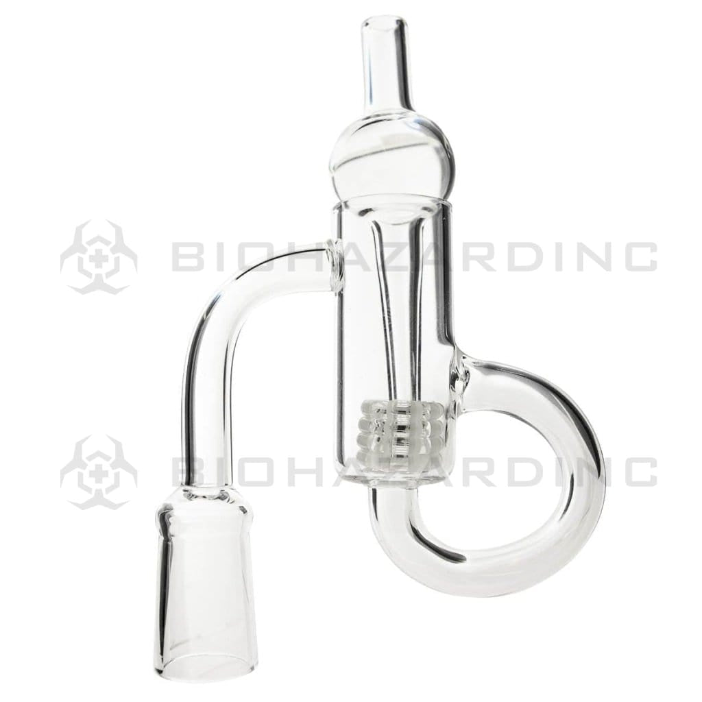 Banger | Loop Quartz Banger | 14mm - 90° - Female Loop Banger Biohazard Inc