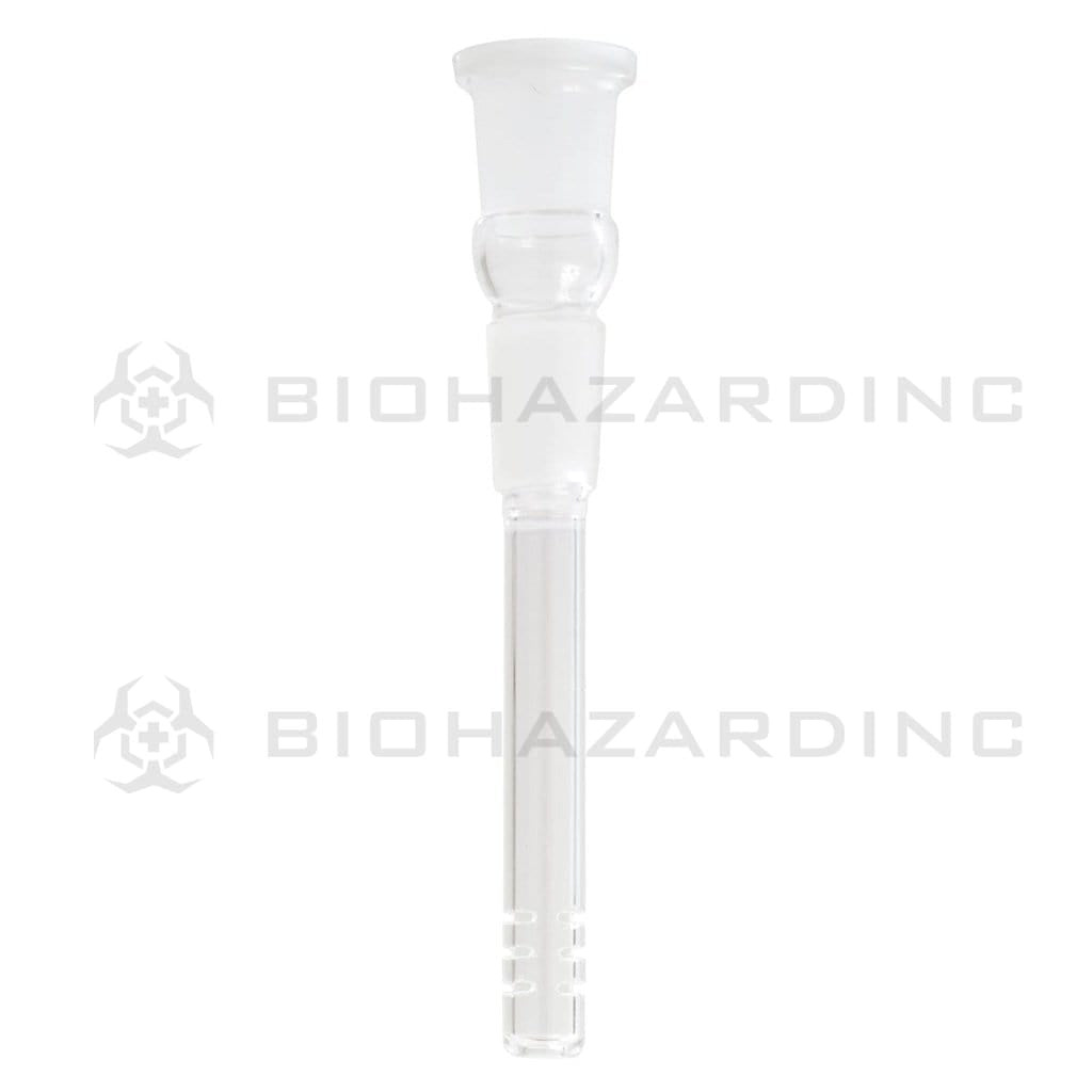 Downstem | 14mm Joint / 14mm Bowl | Clear Downstem Biohazard Inc 2.5"