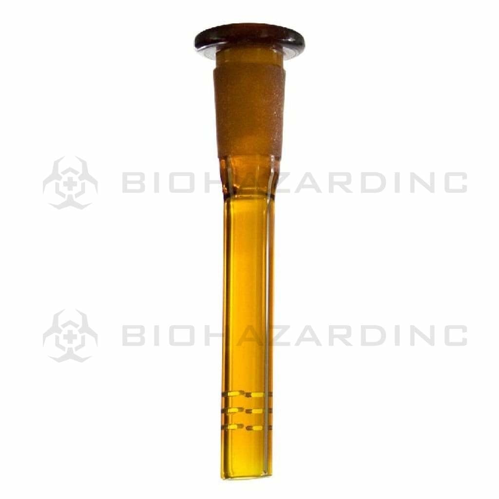 Downstem | 19mm Joint / 14mm Bowl | Various Colors Downstem Biohazard Inc 3" - Amber