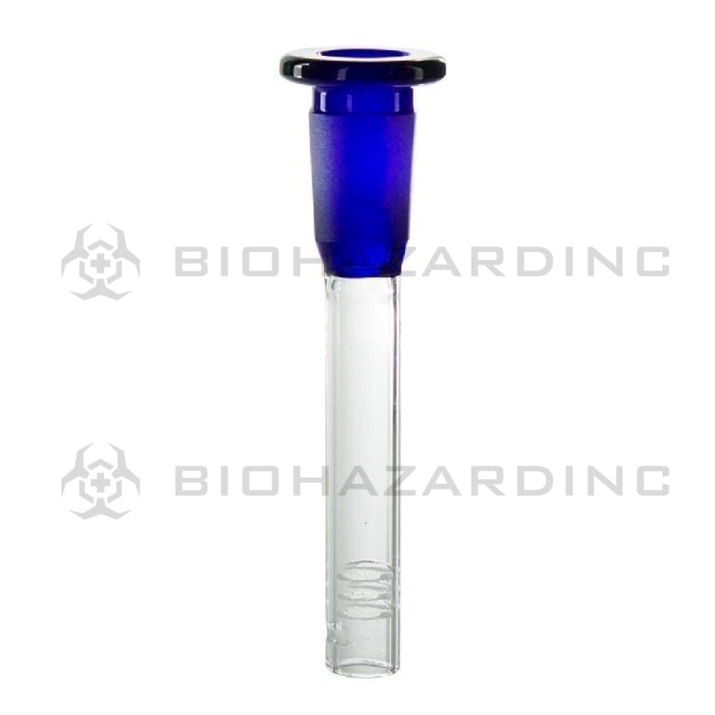 Downstem | 19mm Joint / 14mm Bowl | Various Colors Downstem Biohazard Inc 3" - Blue