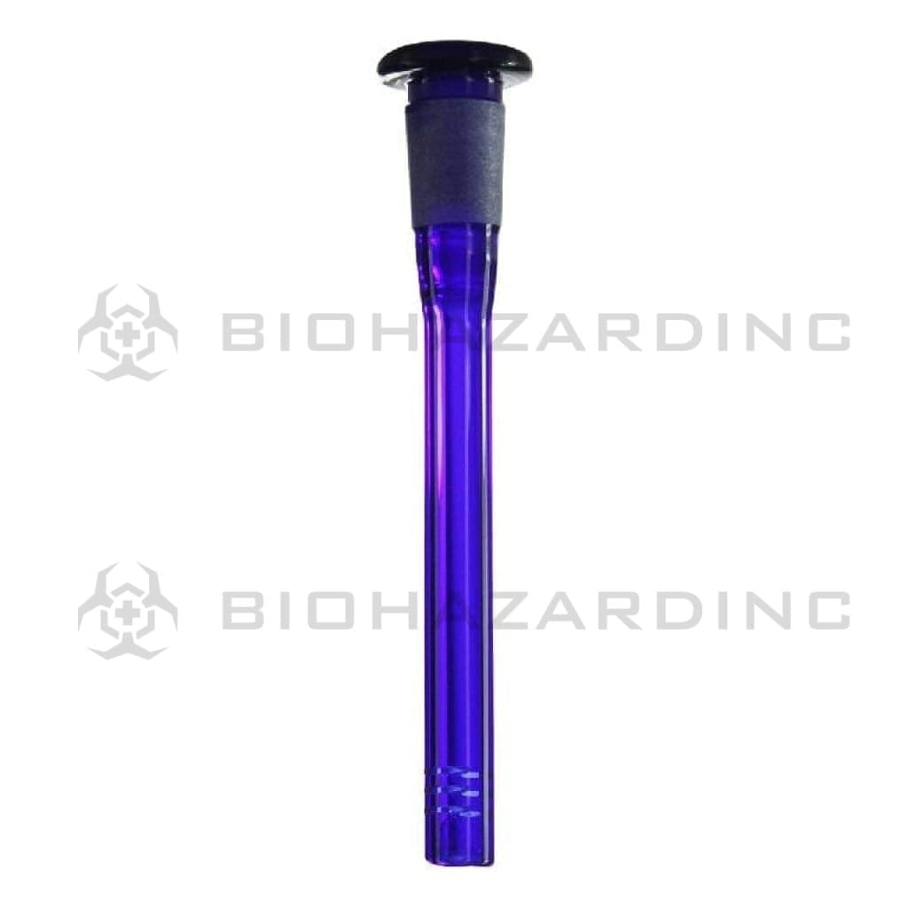 Downstem | 19mm Joint / 14mm Bowl | Various Colors Downstem Biohazard Inc 4.5" - Blue