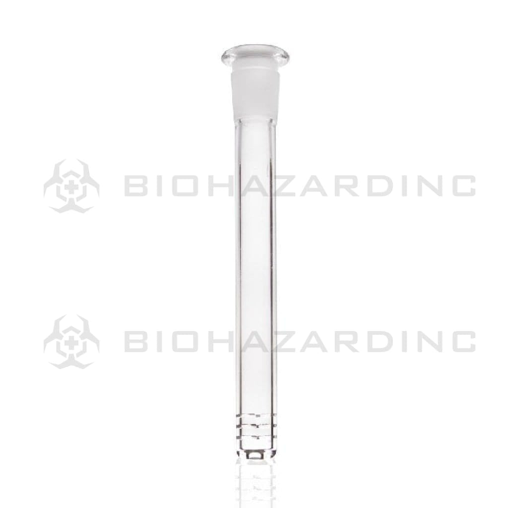 Downstem | 19mm Joint / 14mm Bowl | Clear Downstem Biohazard Inc 5"