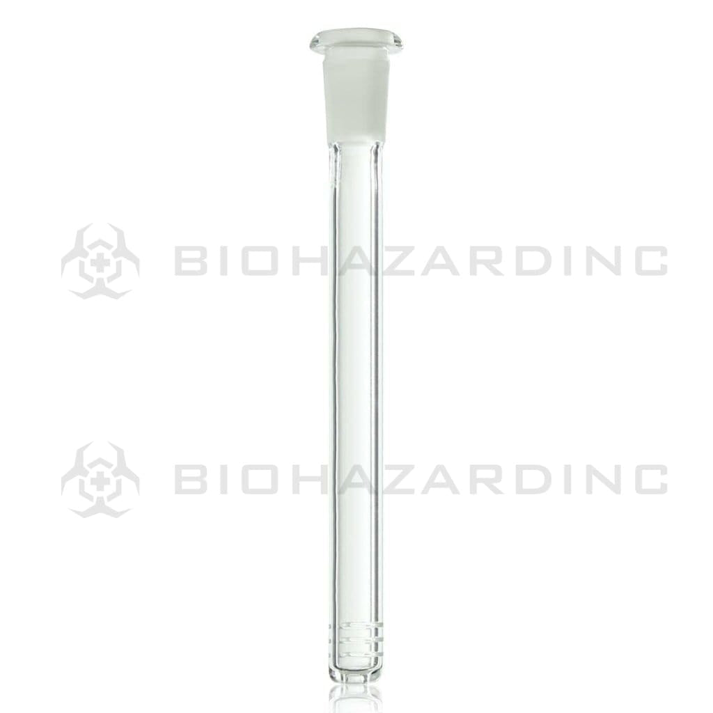 Downstem | 19mm Joint / 14mm Bowl | Clear Downstem Biohazard Inc 7"