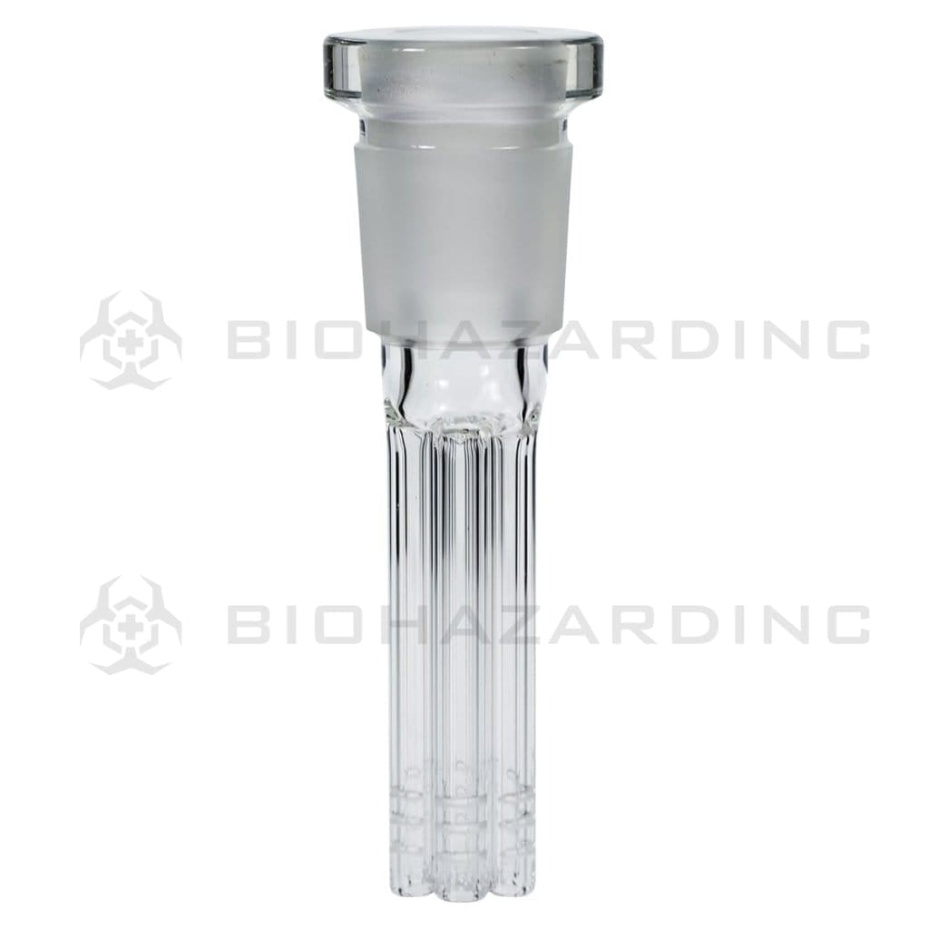 Downstem | 6-Arm Tree - 29mm Joint / 19mm Bowl | Clear Downstem Biohazard Inc 3"