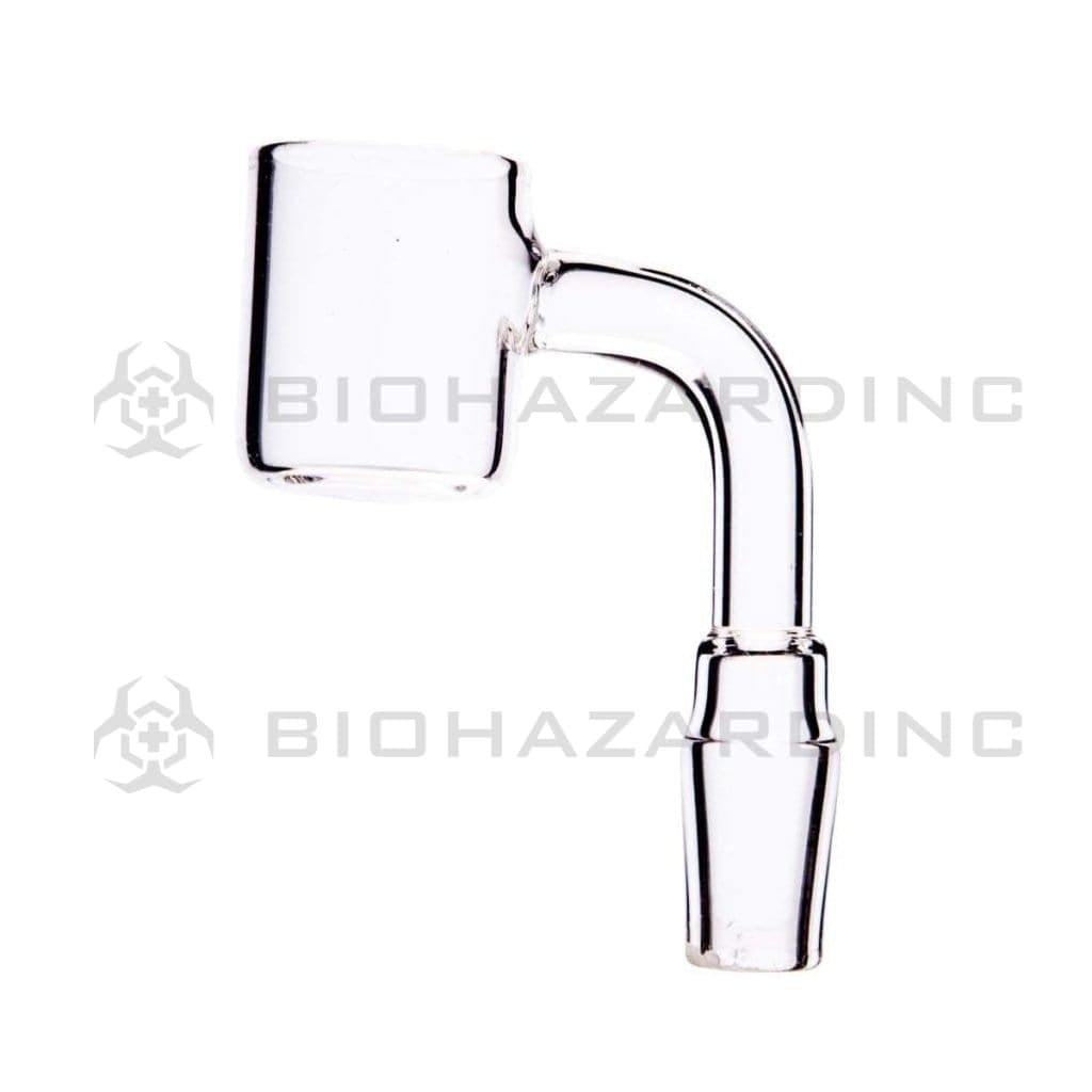 Banger | Quartz Banger Flat 4mm Heavy Wall | 14mm - Male Quartz Banger Biohazard Inc