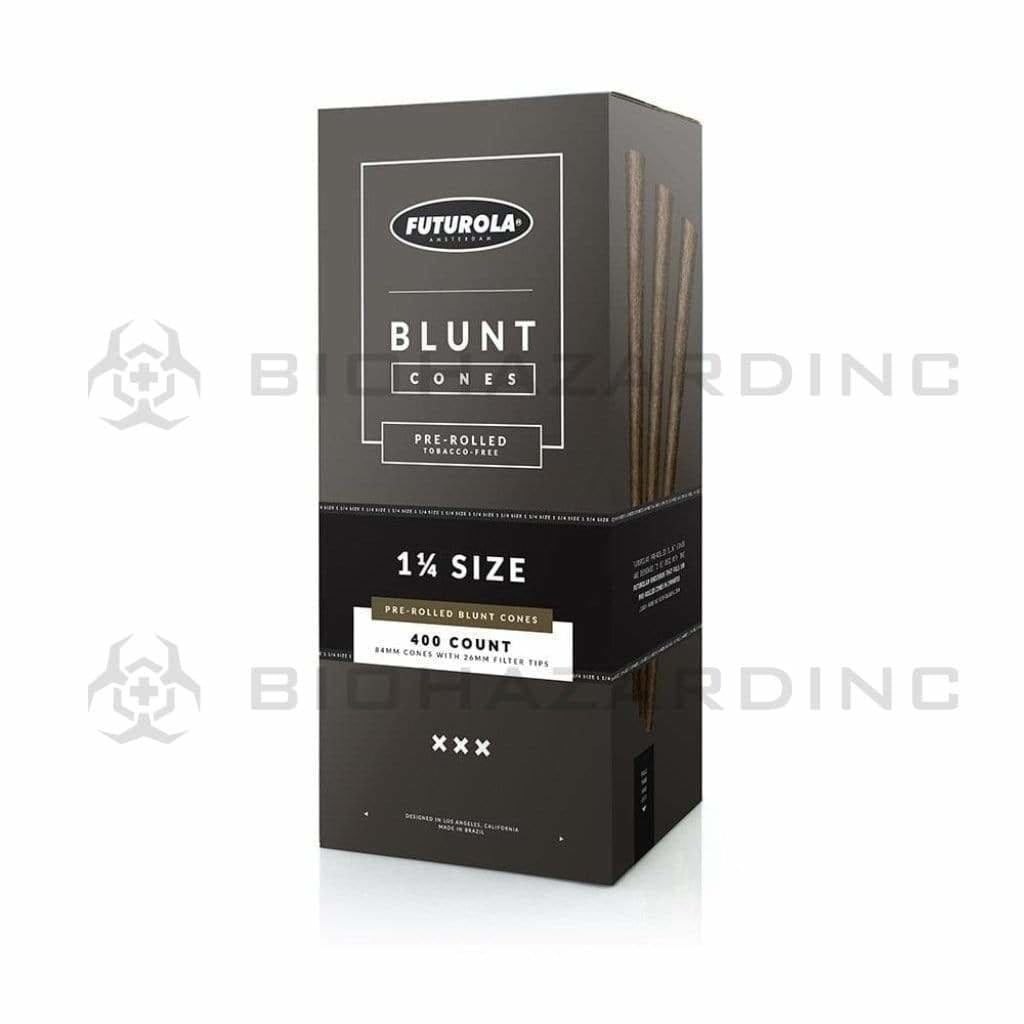 FUTUROLA® | Pre-Rolled Blunt Cones 1¼ Size | 84mm - 400 Count Pre-Rolled Cones Futurola   