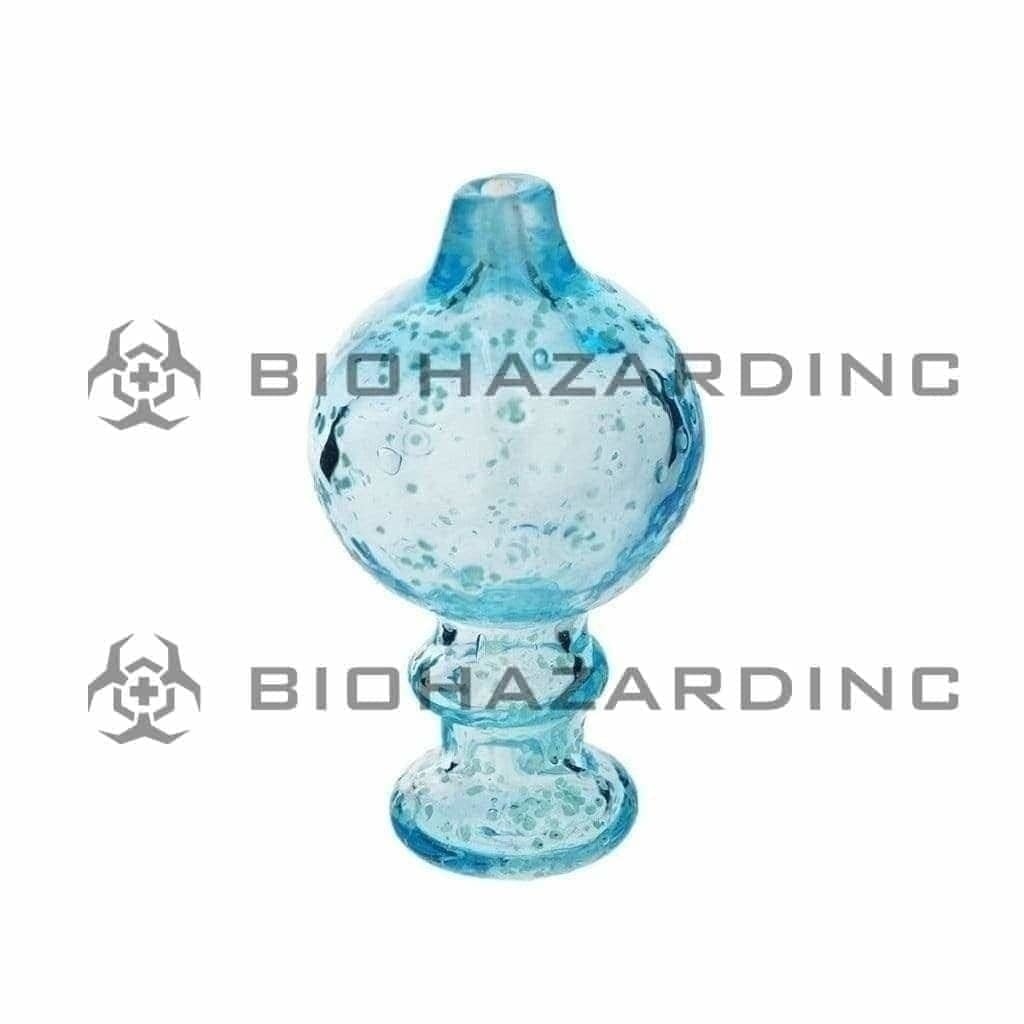 Carb Cap | Glow in the Dark Flecked Glass Bubble Carb Cap | Various Colors Carb Cap Biohazard Inc