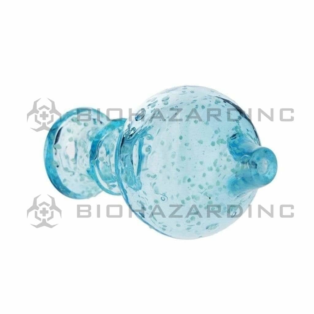 Carb Cap | Glow in the Dark Flecked Glass Bubble Carb Cap | Various Colors Carb Cap Biohazard Inc