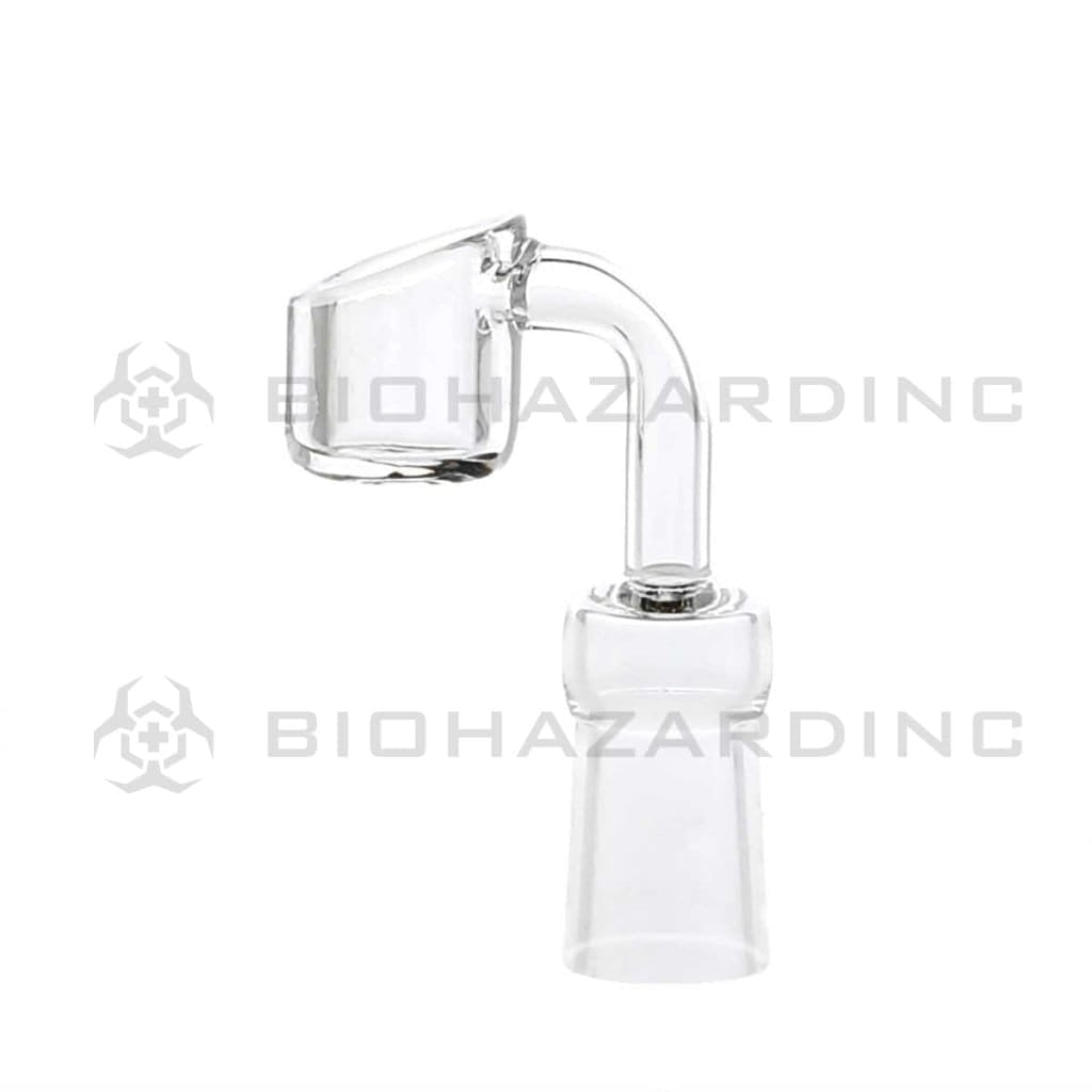 Banger | Quartz Banger Slant | 14mm - Female - 10 Count Quartz Banger Biohazard Inc