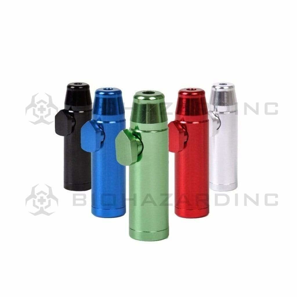 Large Aluminum Bullet w/ Twist Top - 12 Count Storage Bullet Biohazard Inc