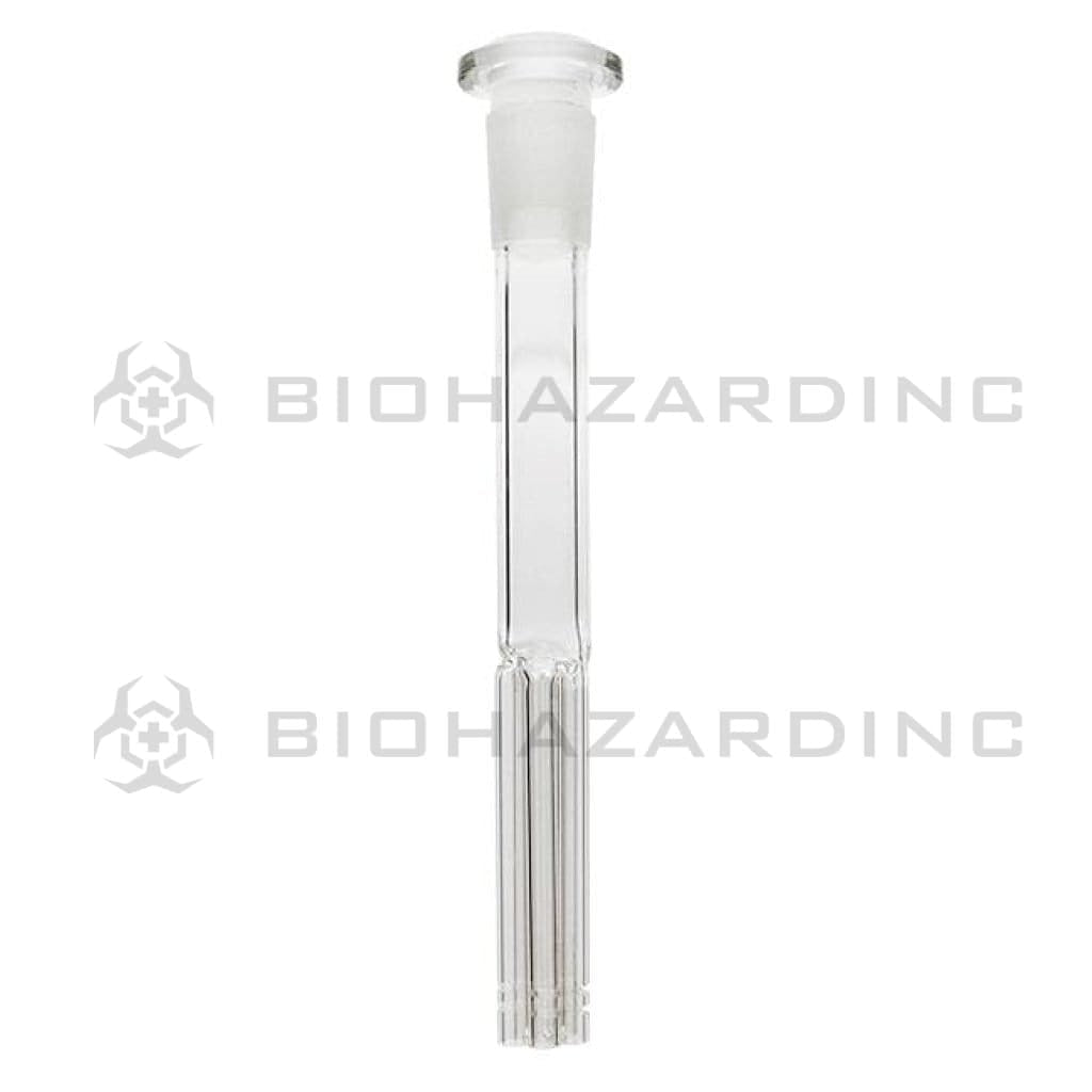 Downstem | Low Pro 5-Arm Tree - 19mm Joint / 14mm Bowl | Clear Downstem Biohazard Inc 3.5"