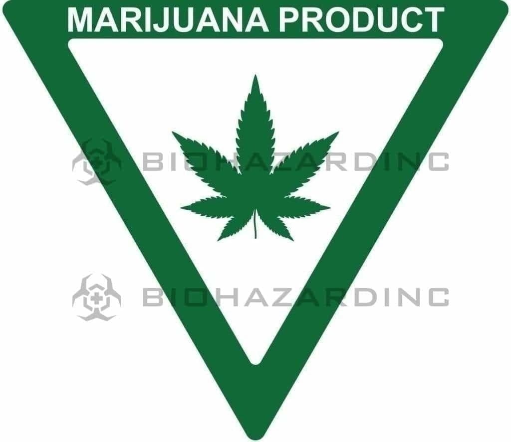 Michigan | MI Universal Symbol Labels | .5" x .5" - 1000 Count Compliance Labels Biohazard Inc