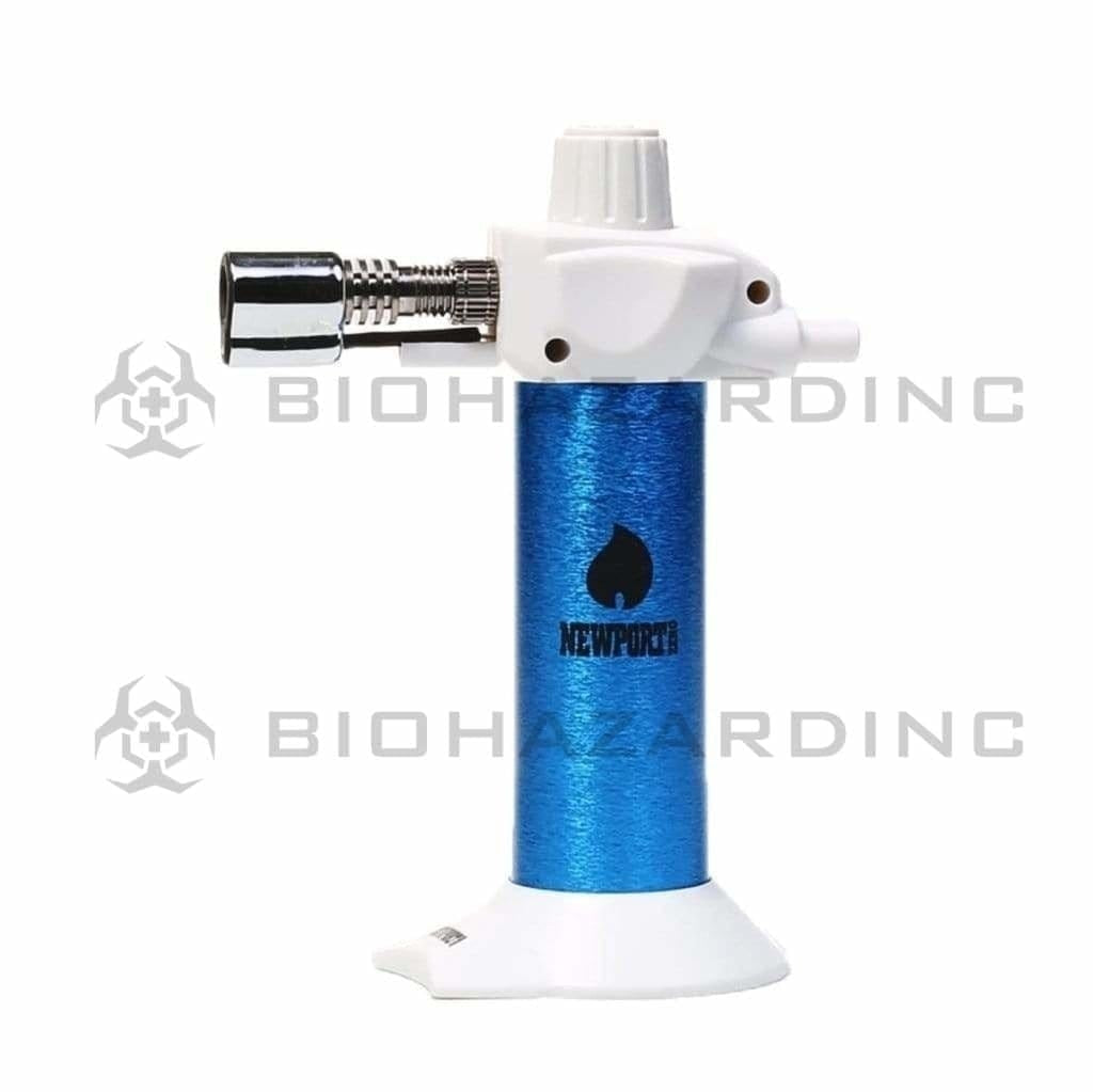 Newport | Mini Torch | 5" - Various Colors Torch Biohazard Inc Blue & White  