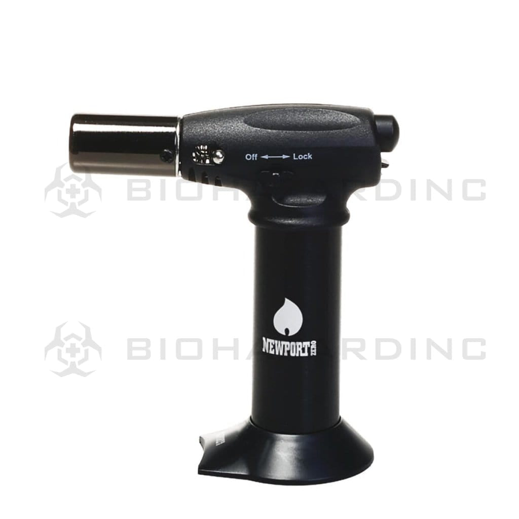 Newport | Turbo Torch | 5" - Various Colors Torch Biohazard Inc Black