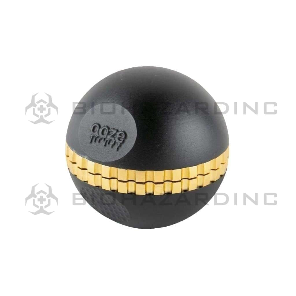 OOZE® | Saturn Globe Magnetic Grinder | 4 Piece - 50mm - Black Metal Grinder Ooze   