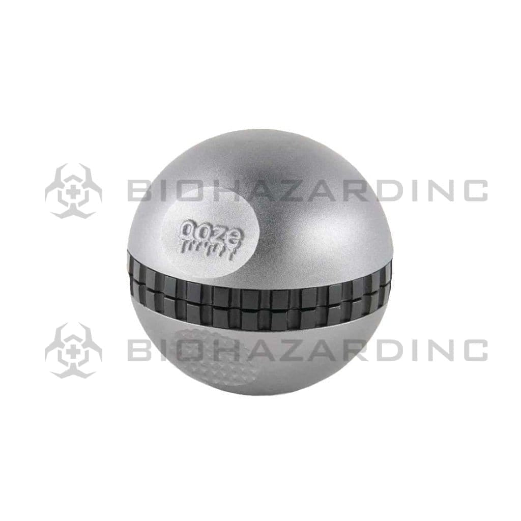 OOZE® | Saturn Globe Magnetic Grinder | 4 Piece - 50mm - Grey Metal Grinder Ooze   